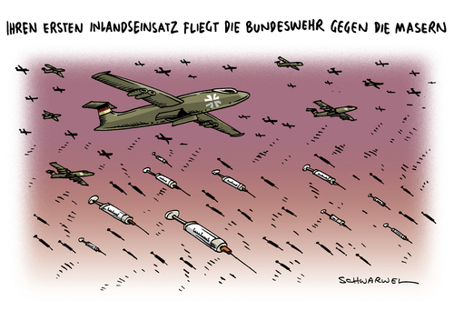 Cartoon: Masern Impfvorsorge Debatte (medium) by Schwarwel tagged masern,impfvorsorge,öffentlich,debatte,impfung,krankheit,karikatur,schwarwel,masern,impfvorsorge,öffentlich,debatte,impfung,krankheit,karikatur,schwarwel