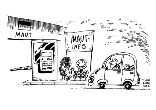 Cartoon: Maut GroKo (medium) by Schwarwel tagged maut,groko,große,koalition,verabschiedung,auto,kfz,karikatur,schwarwel,maut,groko,große,koalition,verabschiedung,auto,kfz,karikatur,schwarwel