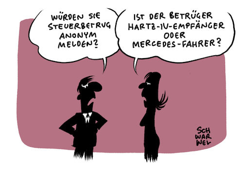 Cartoon: Meldeportal gegen Steuerbetrug (medium) by Schwarwel tagged bundestagswahl,bundestagswahlkampf,wahlkampf,die,grünen,grüne,annalena,barbock,politik,deutschland,parteien,steuerbetrug,anonymes,meldeportal,steuer,steuern,arm,armut,reich,reichtum,hartz,iv,meldeplattform,steuerhinterziehung,denunziantentum,cartoon,karikatur,schwarwel,bundestagswahl,bundestagswahlkampf,wahlkampf,die,grünen,grüne,annalena,barbock,politik,deutschland,parteien,steuerbetrug,anonymes,meldeportal,steuer,steuern,arm,armut,reich,reichtum,hartz,iv,meldeplattform,steuerhinterziehung,denunziantentum,cartoon,karikatur,schwarwel