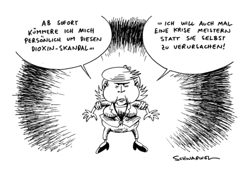 Merkel Dioxin-Skandal Chefsache
