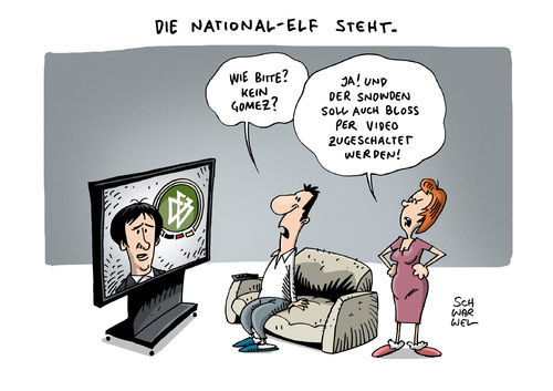 National-Elf und Snowden