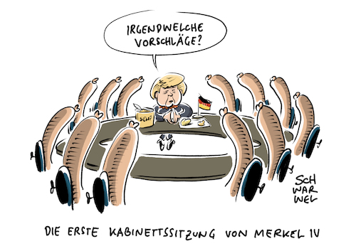 Cartoon: Neue Bundesregierung Merkel (medium) by Schwarwel tagged groko,große,koalition,spd,olaf,scholz,merkel,cdu,seehofer,csu,union,partei,parteien,politik,politiker,deutschland,bundeskanzlerin,kanzlerin,konservativ,links,rechts,christial,sozial,demokratisch,demokratie,linke,finanzstaatssekretär,minister,wirtschaft,finanzen,geld,finanzminister,regierungsbildung,regierung,bank,banker,bankier,goldman,sachs,jörg,kukies,top,investmentbanker,finanzmarkt,finanzministerium,investmentbank,finanzpolitik,cartoon,karikatur,schwarwel,im,amt,vierte,amtszeit,angie,kabinett,ministerin,jens,spahn,groko,große,koalition,spd,olaf,scholz,merkel,cdu,seehofer,csu,union,partei,parteien,politik,politiker,deutschland,bundeskanzlerin,kanzlerin,konservativ,links,rechts,christial,sozial,demokratisch,demokratie,linke,finanzstaatssekretär,minister,wirtschaft,finanzen,geld,finanzminister,regierungsbildung,regierung,bank,banker,bankier,goldman,sachs,jörg,kukies,top,investmentbanker,finanzmarkt,finanzministerium,investmentbank,finanzpolitik,cartoon,karikatur,schwarwel,im,amt,vierte,amtszeit,angie,kabinett,ministerin,jens,spahn