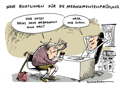 Neue Medikamentenprüfung erfreu