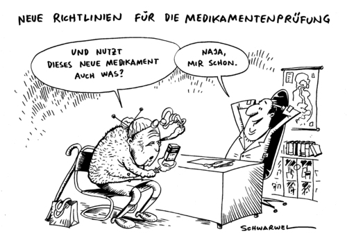 Neue Medikamentenprüfung erfreu