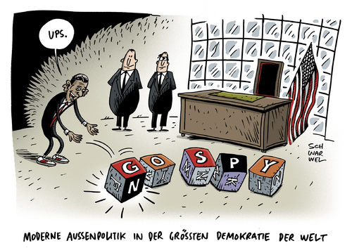 Cartoon: No Spy Abkommen Abhörskandal (medium) by Schwarwel tagged no,sky,abkommen,vertrag,einigung,abhörskandal,us,usa,daten,karikatur,schwarwel,no,sky,abkommen,vertrag,einigung,abhörskandal,us,usa,daten,karikatur,schwarwel