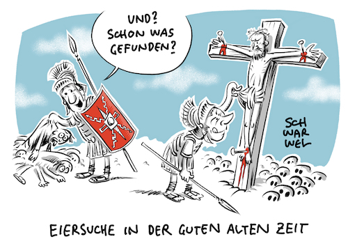 Ostern Jesus Eiersuche