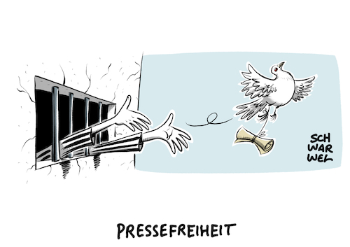 Cartoon: Pressefreiheit (medium) by Schwarwel tagged pressefreiheit,presse,freiheit,meinungsfreiheit,redakteur,medien,social,media,press,journalismus,journalisten,artikel,beitrag,rundfunk,fernsehen,tv,radio,internet,blog,blogs,nachrichten,meinung,meinungen,meinungsbildung,meinungsäußerung,information,informationsfreiheit,medienrecht,presserecht,print,zeitungen,zeitschriften,magazin,magazine,mediendemokratie,demokratie,diktatur,cartoon,karikatur,schwarwel,vierte,gewalt,staatsgewalt,staatliche,pressefreiheit,presse,freiheit,meinungsfreiheit,redakteur,medien,social,media,press,journalismus,journalisten,artikel,beitrag,rundfunk,fernsehen,tv,radio,internet,blog,blogs,nachrichten,meinung,meinungen,meinungsbildung,meinungsäußerung,information,informationsfreiheit,medienrecht,presserecht,print,zeitungen,zeitschriften,magazin,magazine,mediendemokratie,demokratie,diktatur,cartoon,karikatur,schwarwel,vierte,gewalt,staatsgewalt,staatliche