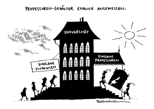 Professoren Gehälter