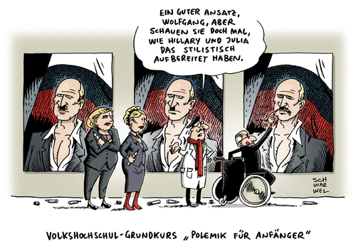 Cartoon: Putin Hitler Vergleich (medium) by Schwarwel tagged krim,krise,ukraine,schäuble,putin,pläne,politik,vergleich,hitler,hillary,karikatur,schwarwel,krim,krise,ukraine,schäuble,putin,pläne,politik,vergleich,hitler,hillary,karikatur,schwarwel