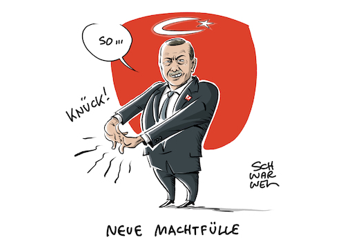 Cartoon: Reaktion auf Türkei Wahl (medium) by Schwarwel tagged erdogan,türkei,ankara,wahl,wahlen,wahlsieg,staatspräsident,staatschef,regierungschef,wähler,diktatur,diktator,opposition,merkel,europa,eu,europäische,union,präsident,präsidentschaftswahl,parlament,regierung,parlamentschaftswahl,versammlungsfreiheit,meinungsfreiheit,redefreiheit,pressefreiheit,osze,ausnahmezustand,putsch,türken,türkisch,manipulation,präsidialsystem,partei,akp,cartoon,karikatur,schwarwel,erdogan,türkei,ankara,wahl,wahlen,wahlsieg,staatspräsident,staatschef,regierungschef,wähler,diktatur,diktator,opposition,merkel,europa,eu,europäische,union,präsident,präsidentschaftswahl,parlament,regierung,parlamentschaftswahl,versammlungsfreiheit,meinungsfreiheit,redefreiheit,pressefreiheit,osze,ausnahmezustand,putsch,türken,türkisch,manipulation,präsidialsystem,partei,akp,cartoon,karikatur,schwarwel