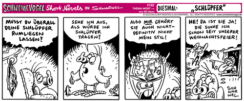 Cartoon: Schweinevogel Schlüpfer (medium) by Schwarwel tagged schwarwel,schweinevogel,iron,doof,schlüpfer,haushalt,freundschaft,unterwäsche,klamotten,aufräumen,unterhose,professor,eisenstein,wissenschaft,weihnachtsfeier,weihnachten,party,schwarwel,schweinevogel,iron,doof,schlüpfer,haushalt,freundschaft,unterwäsche,klamotten,aufräumen,unterhose,professor,eisenstein,wissenschaft,weihnachtsfeier,weihnachten,party