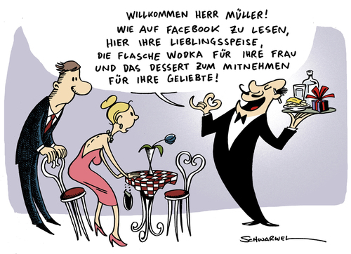 Cartoon: Social Network Datensicherheit (medium) by Schwarwel tagged datensicherheit,social,network,facebook,www,web,karikatur,schwarwel,datensicherheit,social,network,facebook,www,web,karikatur,schwarwel