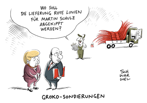 SPD rote Linien