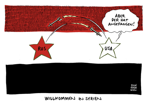 Cartoon: Syrien Russische Kampfjets (medium) by Schwarwel tagged kampf,terrormiliz,is,russland,terror,miliz,soldaten,armee,waffen,gewalt,islamischer,staat,obama,putin,angriff,krieg,syrien,tot,tod,karikatur,schwarwel,kampfjets,jet,verbündete,kampf,terrormiliz,is,russland,terror,miliz,soldaten,armee,waffen,gewalt,islamischer,staat,obama,putin,angriff,krieg,syrien,tot,tod,karikatur,schwarwel,kampfjets,jet,verbündete