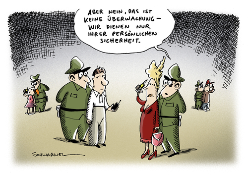 Cartoon: Telefonüberwachung (medium) by Schwarwel tagged dresden,polizei,krawall,linke,lins,rechts,rechte,demo,demonstration,handy,mobil,funk,verbindung,sicherheit,schutz,verbrechen,staat,politik,karikatur,schwarwel,polizei,dresden,krawall,linke,lins,rechte,demonstration,mobil,handy,verbindung,funk,verbrechen