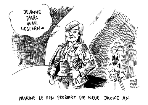 Cartoon: Triumph für Marine Le Pen (medium) by Schwarwel tagged frankreich,rechts,nazi,nationalsozialismus,front,national,partei,sieg,gewinn,rechtsruck,triumph,marie,le,pen,karikatur,schwarwel,rechtsextremismus,rechtsextreme,wahlsieg,protektionismus,rückeroberung,der,souveränität,grenzen,schließen,frankreich,rechts,nazi,nationalsozialismus,front,national,partei,sieg,gewinn,rechtsruck,triumph,marie,le,pen,karikatur,schwarwel,rechtsextremismus,rechtsextreme,wahlsieg,protektionismus,rückeroberung,der,souveränität,grenzen,schließen