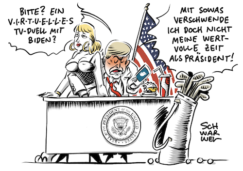 Trump Corona TV Duell