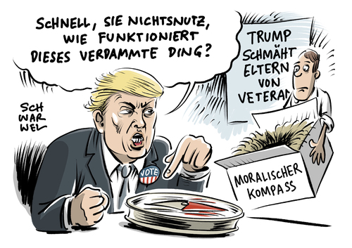 Trump schmäht Eltern