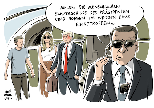 Trump Umzug nach Washington