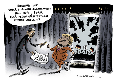 Cartoon: TTIP Merkel Chefsache (medium) by Schwarwel tagged ttip,angela,angie,merkel,chefsache,umstritten,freihandelsabkommen,handel,wirtschaft,pegida,presse,demo,aufmerksamkeit,demonstration,eu,europäische,union,usa,obama,karikatur,schwarwel,ttip,angela,angie,merkel,chefsache,umstritten,freihandelsabkommen,handel,wirtschaft,pegida,presse,demo,aufmerksamkeit,demonstration,eu,europäische,union,usa,obama,karikatur,schwarwel