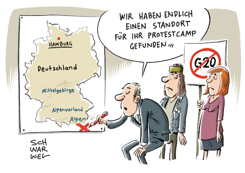 Verbot G20 Protestcamp