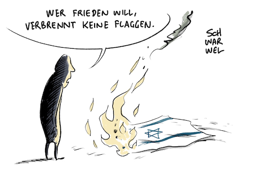 Verbrennung israelischer Flaggen