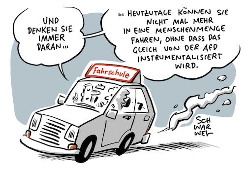 Cartoon: Volkmarsen Amokfahrt (medium) by Schwarwel tagged volkmarsen,attentat,amokfahrt,amoklauf,karneval,karnevalsumzug,fasching,hass,hetze,fake,news,falschmeldungen,alf,rechtsextremismus,rechtsterrorismus,anschlag,modversuch,tot,verletzte,rosenmontag,tatort,falschnarichten,soziale,medien,hasskommentare,verschwörungstheorien,fastnachtsumzug,terroranschlag,cartoon,karikatur,schwarwel,volkmarsen,attentat,amokfahrt,amoklauf,karneval,karnevalsumzug,fasching,hass,hetze,fake,news,falschmeldungen,alf,rechtsextremismus,rechtsterrorismus,anschlag,modversuch,tot,verletzte,rosenmontag,tatort,falschnarichten,soziale,medien,hasskommentare,verschwörungstheorien,fastnachtsumzug,terroranschlag,cartoon,karikatur,schwarwel