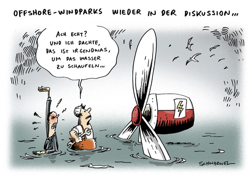 Cartoon: Windparks (medium) by Schwarwel tagged windparks,kabinett,beschluss,erneuerbare,energien,bürger,offhore,haftung,karikatur,schwarwel,windparks,kabinett,beschluss,erneuerbare,energien,bürger,offhore,haftung,karikatur,schwarwel