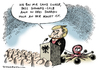 Cartoon: Merkel Rede (small) by Schwarwel tagged angela,merkel,regierung,deutschland,krise,rede,politik,ohrakel,karikatur,schwarwel