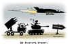 Cartoon: Nahost Konflikt Israel Hamas (small) by Schwarwel tagged nahost,konflikt,israel,hamas,angriff,offensive,karikatur,schwarwel,krieg,panzer,waffen,gewalt,steinzeit,flugzeug