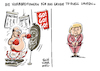 Cartoon: TV Duell Merkel Schulz (small) by Schwarwel tagged bundestagswahl,bundestagswahlkampf,wahlkampf,wahl,wahlen,wählen,wähler,angela,merkel,angie,martin,schulz,soziale,gerechtigkeit,tv,duell,politiker,politik,kanzlerin,kanzlerkandidat,kanzler,bundeskanzlerin,bundeskanzler,kandidat,spd,cdu,parteien,wahlplakat,fernsehen,bildung,rente,flüchtlinge,geflüchtete,flüchtlingskrise,karikatur,schwarwel