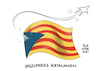 Cartoon: Unabhängigkeitsstreit Katalonien (small) by Schwarwel tagged katalonien,katalanisch,parlament,puigdemont,spanien,regierung,madrid,unabhängigkeit,freiheit,politik,politiker,karikatur,schwarwel,macht,entmachtung