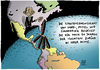 Cartoon: USA Kuba Ende Kalter Krieg (small) by Schwarwel tagged usa,kuba,ende,kalter,krieg,obama,castro,nation,bombem,raketen,waffen,gewalt,karikatur,schwarwel,staat,staatengemeinschaft,amerika