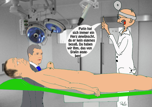 Cartoon: Herzensache (medium) by Peter Losch tagged krieg,verrat,weltherrschaft,massenvernichtung,kalter