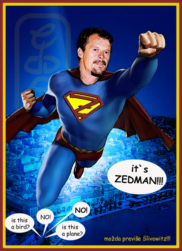 Cartoon: ZEDMAN (medium) by edda von sinnen tagged superman,zed,man,comic,edda,von,sinnen
