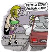 Cartoon: stalking? (small) by emmeppi tagged god,religion,work,precarious,prostitution