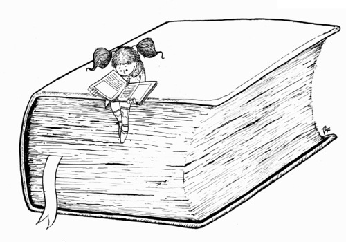 Cartoon: kalem-kitap-pencil-book (medium) by halileser tagged 04