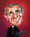 Cartoon: Bush (small) by lukas tagged hummmm,