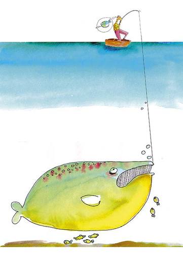 Cartoon: - (medium) by romi tagged sea,fishing,boat,fish,rod