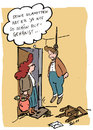 Cartoon: hangman (small) by bob tagged aufgehängt,aufhängen,klamotten,mann,frau,selbstmord,strick,bob,hack
