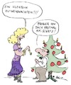 Cartoon: Klostein (small) by bob tagged weihnacht,heiligabend,bescherung,klostein,geschenke