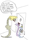 Cartoon: Wo ist Tuffi? (small) by bob tagged schlange,haustier,katze,tod