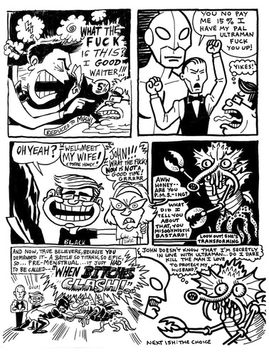Cartoon: When Bitches Clash (medium) by kernunnos tagged chinese,waiters,in,silly,restaurants,all,the,live,long,day