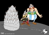 Cartoon: Asterix cake (small) by raim tagged asterix obelix