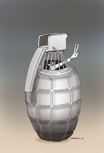 Cartoon: Freedom (medium) by Shahid Atiq tagged 0122