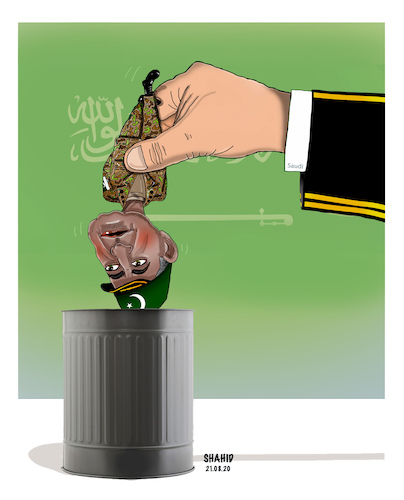 Cartoon: Saudi MBS refused PAK Army ! (medium) by Shahid Atiq tagged pakistan