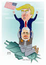 Cartoon: Afghan style election ! (small) by Shahid Atiq tagged usa