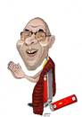 Cartoon: Dalai Lama (small) by Shahid Atiq tagged dalai,lama