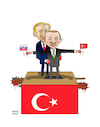 Cartoon: Erdogan won the election! (small) by Shahid Atiq tagged turkiye