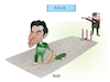 Cartoon: Imran Khan left the square! (small) by Shahid Atiq tagged pakistan